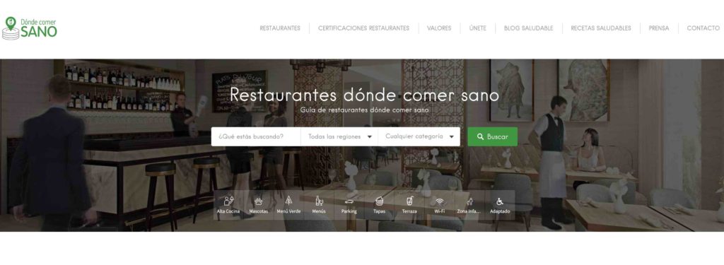 restaurantes Donde comer Sano