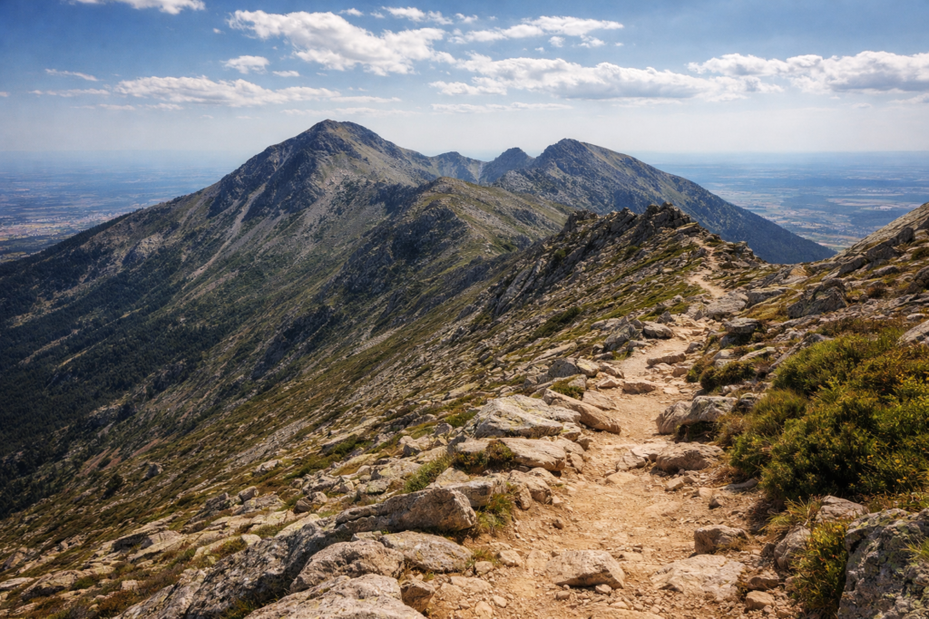 Ascenso a La Mujer Muerta desde Revenga, en Segovia 1 Sendero de Ascenso a La Mujer Muerta