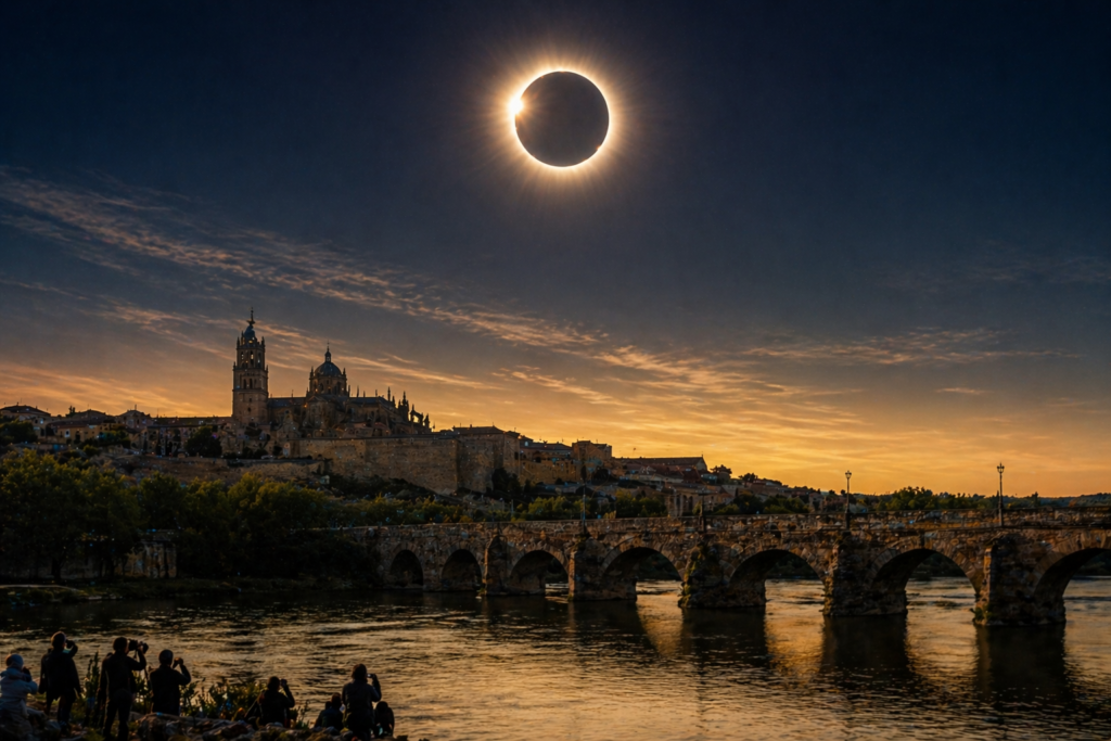 eclipse solar en Zamora